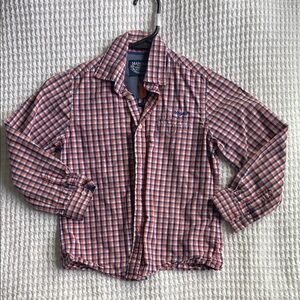 Mayoral Kids Checkered Shirt - Red and Blue